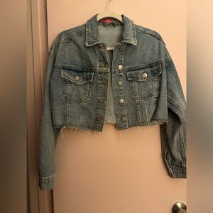 HH Jeans LA Cutoff Denim Jacket Size M